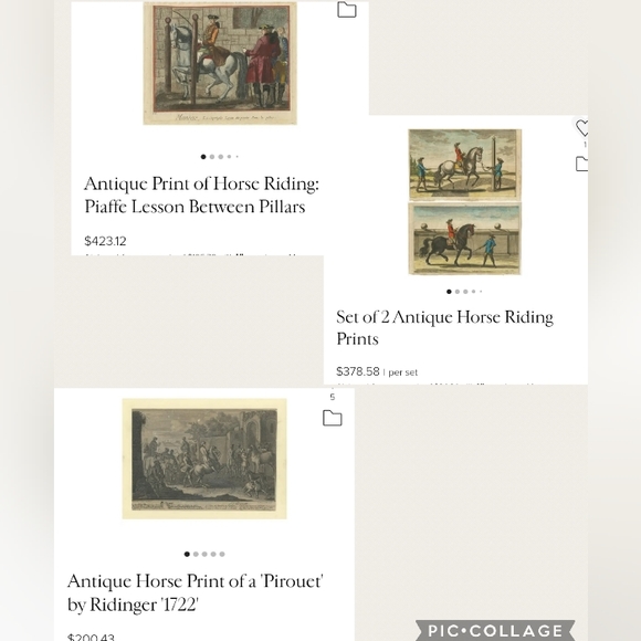 Antique Print - Horse Riding/Training - Equestrian Art - Picture 11 of 12